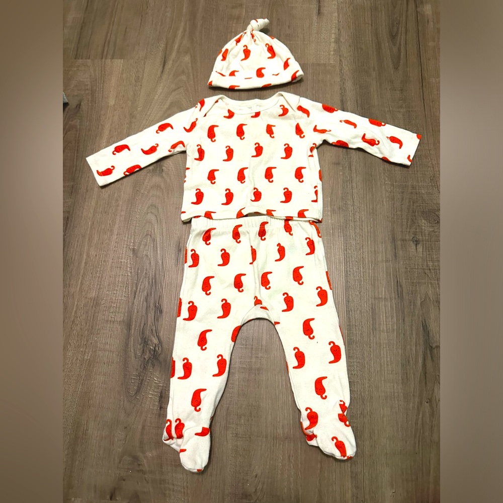 Gerber - 3-6 months - little chilli peppers